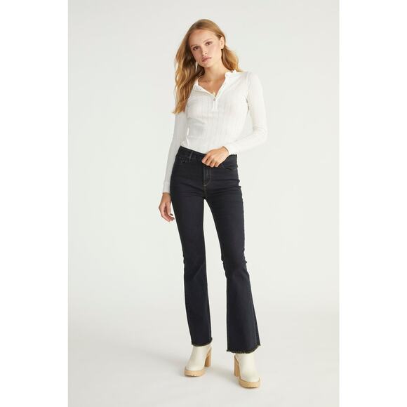 Driftwood Wyatt Trouser Boot Flare Moon Raw Hem Women’s Size 30x32 NEW $118 - Picture 1 of 11